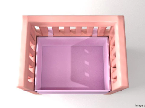 Bed - Bassinet 3D Model
