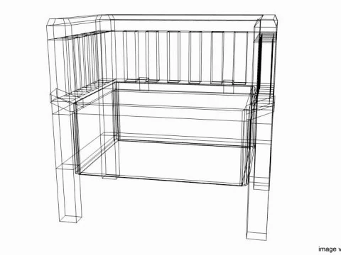 Bed - Bassinet 3D Model
