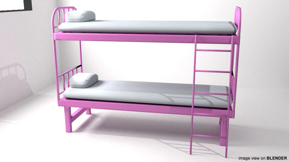 Cama - Beliche Modelo 3D .c4d .max .obj .3ds .fbx .stl .blend 