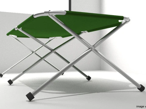 Bed - Campbed 3D Model