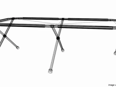 Bed - Campbed 3D Model