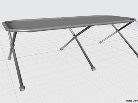 Bed - Campbed 3D Модель