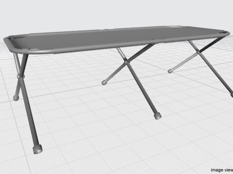 Bed - Campbed 3D Model