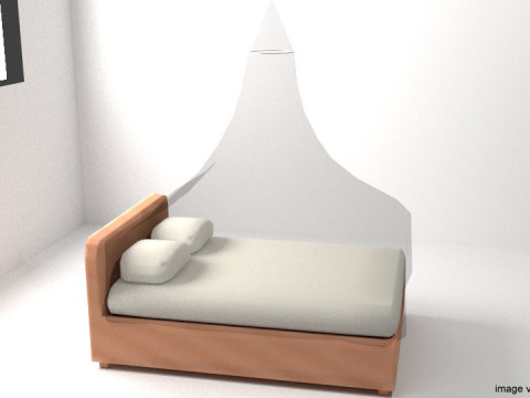 Bed - Canopy Bed Model 3D