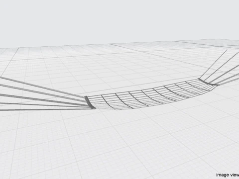 Bed - Hammock 3D Model