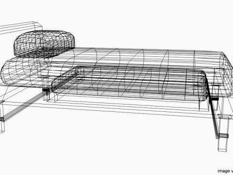 Bed - Trundle Model 3D