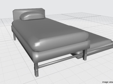 Bed - Trundle Model 3D