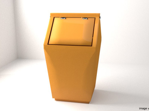 Household Cleaning Tool - Dustbin 3D Модель