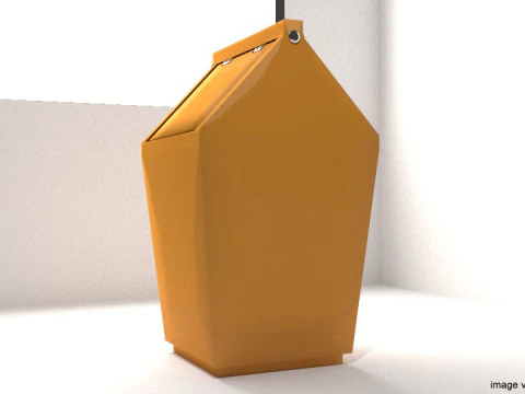 Household Cleaning Tool - Dustbin 3D Model