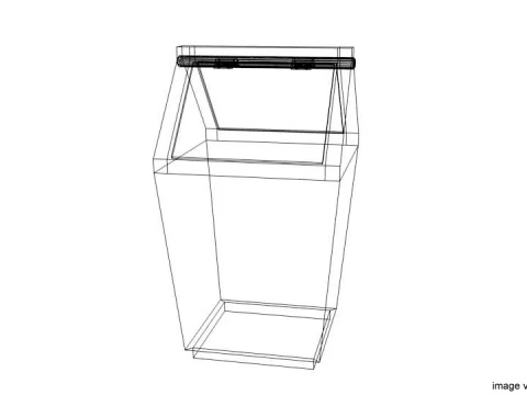 Household Cleaning Tool - Dustbin 3D Model