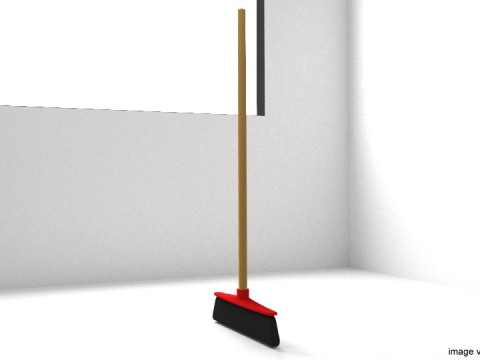 Household Cleaning Tool - Broom 3Dモデル