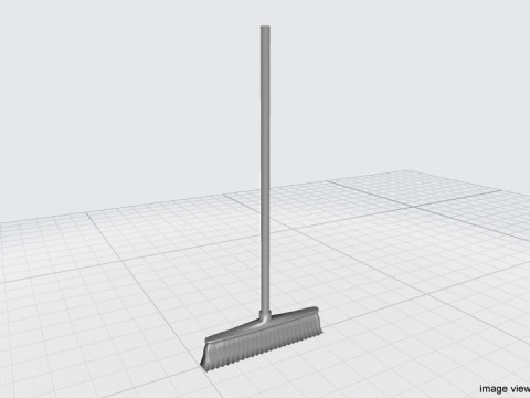 Household Cleaning Tool - Broom 3Dモデル