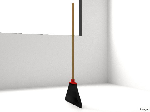 Household Cleaning Tool - Broomstick 3D Model