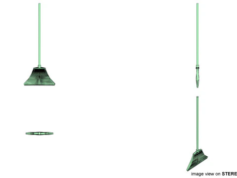 Household Cleaning Tool - Broomstick 3D Model