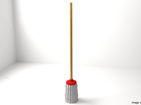 Household Cleaning Tool - Mop 3Dモデル