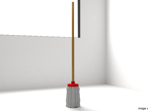Household Cleaning Tool - Mop 3D 모델