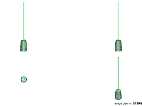 Household Cleaning Tool - Mop 3D 모델