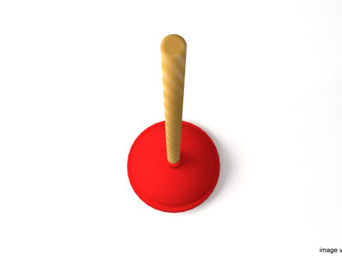 Household Cleaning Tool - Plunger 3D-Modell