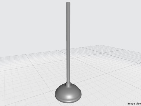 Household Cleaning Tool - Plunger 3D-Modell