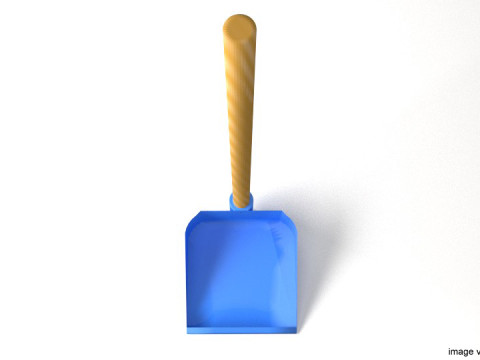 Household Cleaning Tool - Scoop 3D-Modell