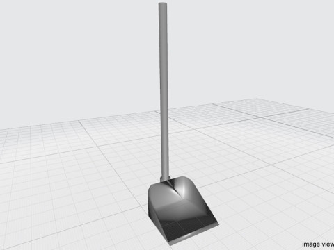 Household Cleaning Tool - Scoop 3D-Modell