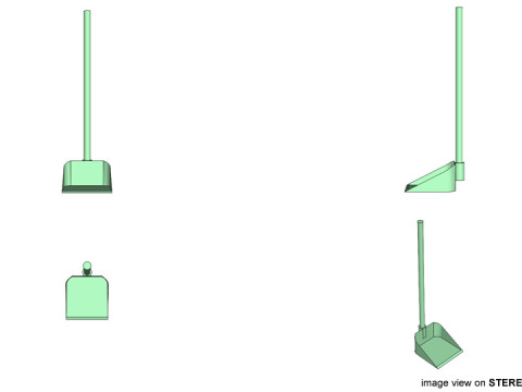 Household Cleaning Tool - Scoop 3D-Modell