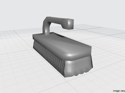 Household Cleaning Tool - Scouring 3D मॉडल