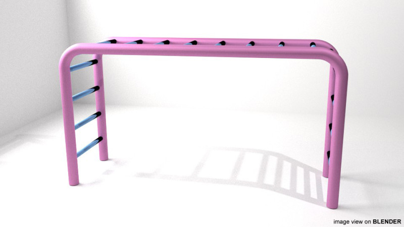 Playground Equipment - Climber 3D मॉडल .c4d .max .obj .3ds .fbx .stl .blend 