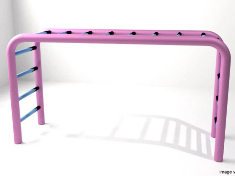 Spielplatzger&auml;te - Kletterer 3D Modell