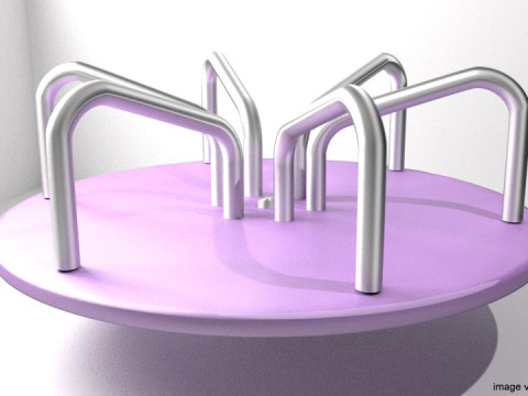 Playground Equipment - Merry Go Round 3D 모델