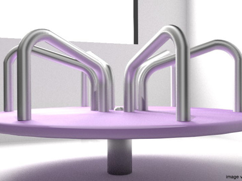 Playground Equipment - Merry Go Round 3D Модель