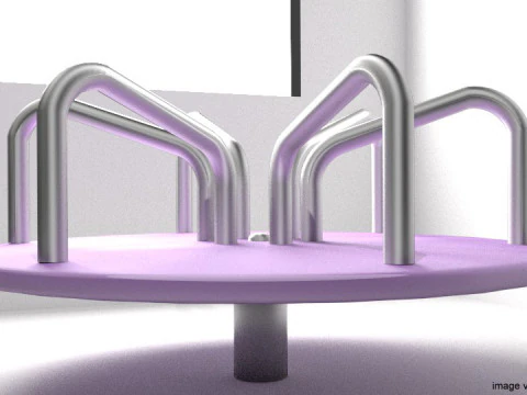 Playground Equipment - Merry Go Round 3D Model
