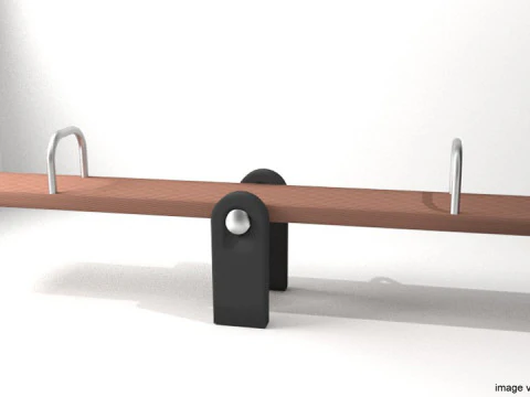 Spielplatzger&auml;te &ndash; Wippe 3D Modell