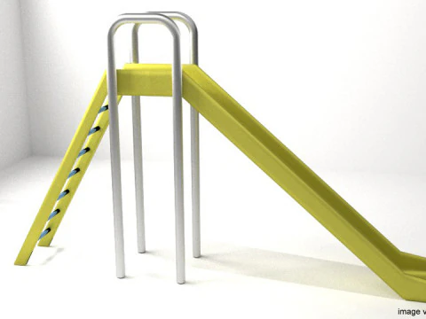 Spielplatzger&auml;te - Rutschen 3D Modell