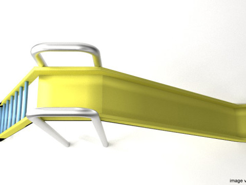 Playground Equipment - Sliding Modello 3D