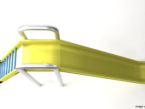 Playground Equipment - Sliding 3D Model