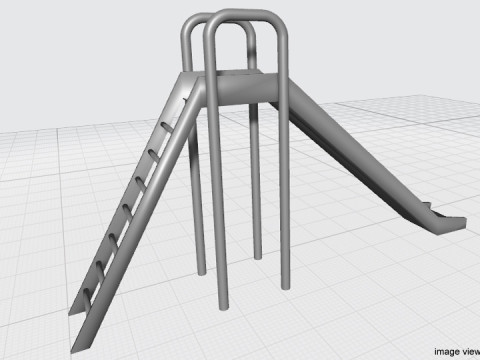 Playground Equipment - Sliding Modello 3D
