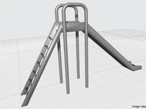 Playground Equipment - Sliding 3D Model