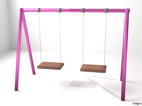 Playground Equipment - Swing 3D Модель