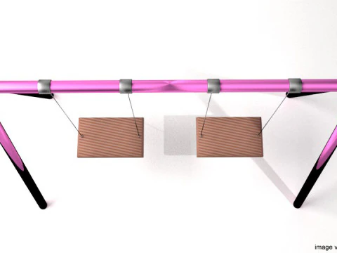 Playground Equipment - Swing 3D Model