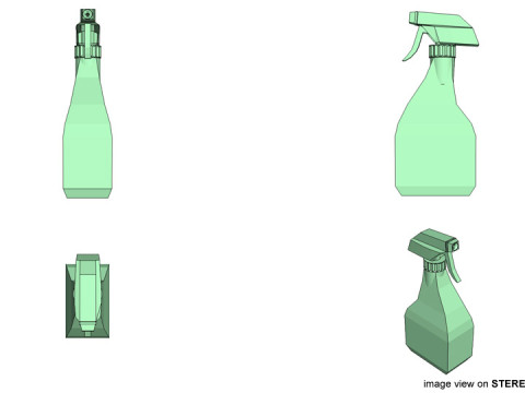 Bottle Spray - Type 1 Modelo 3D