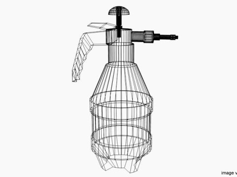 Bottle Spray - Type 2 Modelo 3D