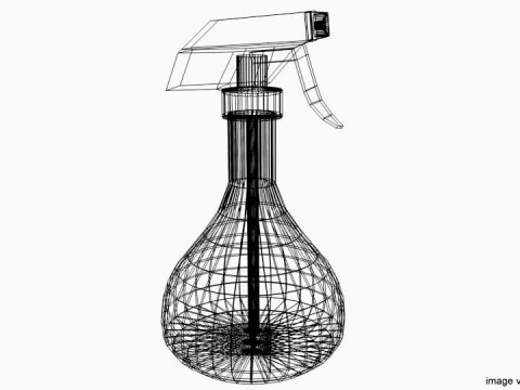 Bottle Spray - Type 3 3D Model