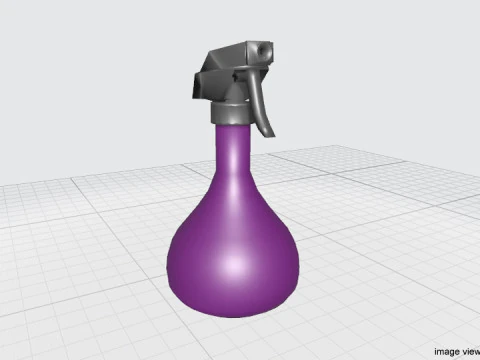 Bottle Spray - Type 3 3D Model