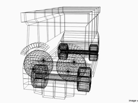 Cartoon Vehicle - Bus 3D Model