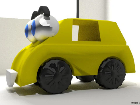 Cartoon Vehicle - Car 3D Model