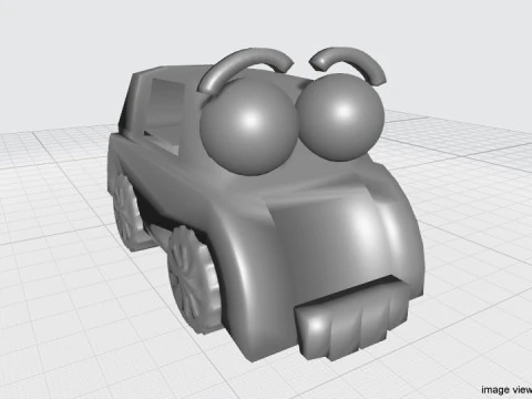 Cartoon Vehicle - Car 3D Model