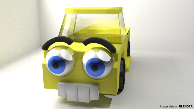 Cartoon Vehicle - Truck 3D Model .c4d .max .obj .3ds .fbx .stl .blend 