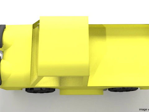 Cartoon Vehicle - Truck 3D Model
