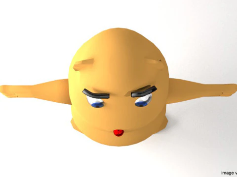 Cartoon Animal - Bear 3D Model